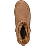 Nelson - Gevoerde Boots - Suède - Dames - Rubberen Loopzool