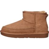 Nelson - Gevoerde Boots - Suède - Dames - Rubberen Loopzool