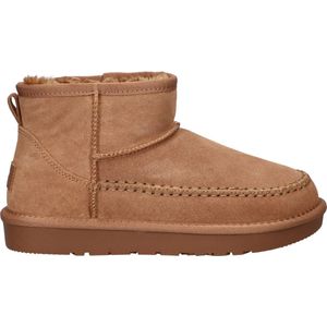 Nelson - Gevoerde Boots - Suède - Dames - Rubberen Loopzool