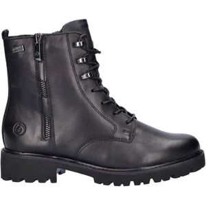 Remonte - Veterboots - Zwart - Gevoerd - Leren Schoen