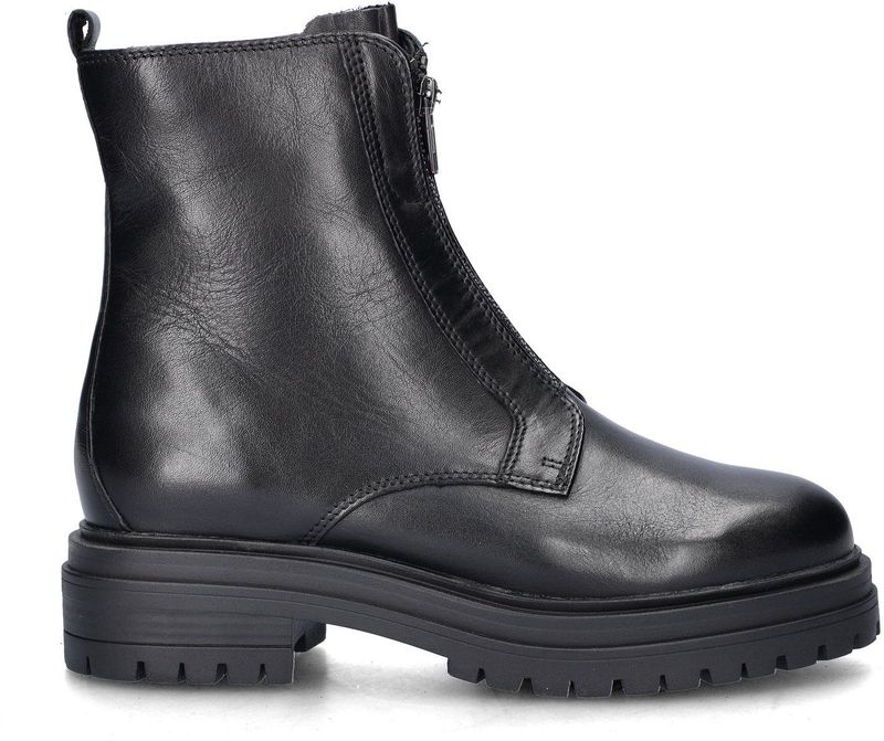 Nelson - Rits- & Gesloten Boots - Leer - Dames - Chunky Loopzool - Rubber