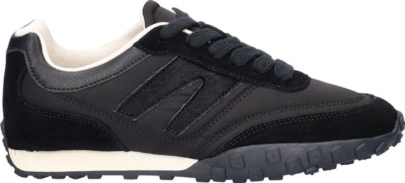 Nelson - Lage Sneakers - Dames - Textiel met Suède en Ponyhaar Details