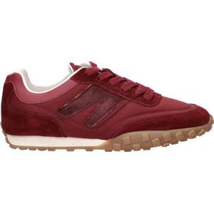 Nelson - Lage Sneakers - Dames - Textiel met Suède en Ponyhaar Details