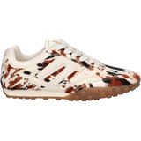 Nelson - Lage Sneakers - Koeienprint - Ponyhaar - Dames