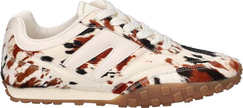 Nelson - Lage Sneakers - Koeienprint - Ponyhaar - Dames
