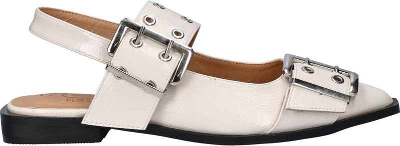 Nelson - Slingback - Zwart - Lak - Imitatieleer