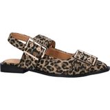Nelson - Ballerina's - Animal Print - Dames Instapper - Suedine