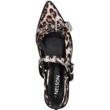 Nelson - Slingback Ballerina - Panterprint - Dames Instappers