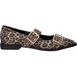 Nelson - Loafers - Panterprint - Beige/Zwart