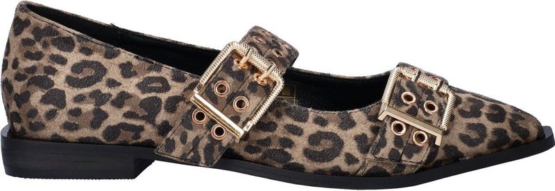 Nelson - Loafers - Panterprint - Beige/Zwart