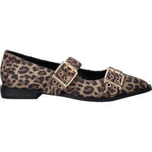 Nelson - Loafers - Panterprint - Beige/Zwart