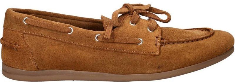 Nelson - Bootschoenen - Leer - Zwart - Flexibele Rubberen Zool