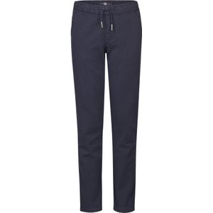 Chino - Tapered Fit - Jog Twill - Blauw - 97% Katoen 3% Elastaan