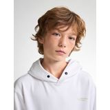 Petrol Industries - Backprint Hoodie Bayview - Wit - Effen Hoodie