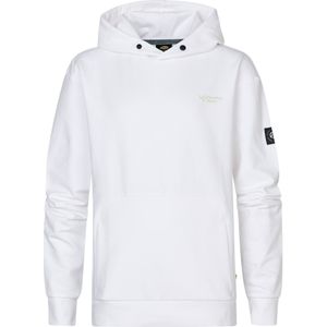 Petrol Industries - Backprint Hoodie Bayview - Wit - Effen Hoodie