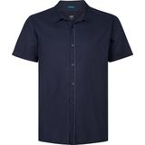 Overhemd - Korte Mouwen - Linnen/Katoen - Regular Fit