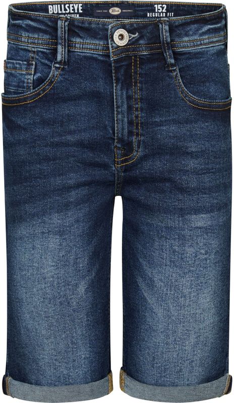 Bullseye - Denim Short - Regular Fit - Knoopsluiting - 98% Katoen - 2% Elastaan