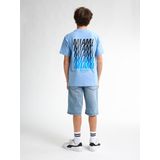 Jackson - Denim Short - Korte Broek - Slim Fit - Knoopsluiting - Ritsgulp - 79% Katoen