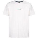 Petrol Industries - Logo T-shirt Palmsview - Wit - Katoen/Elastaan - Relaxed Fit