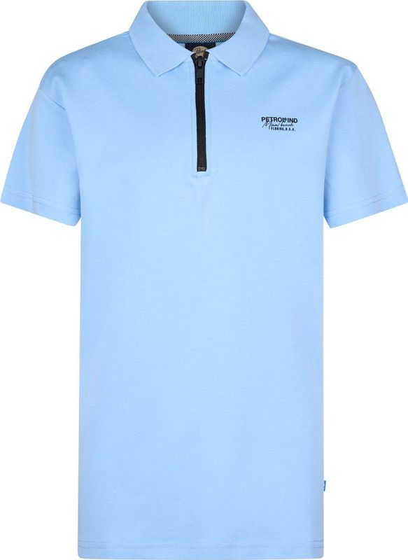 Petrol Industries - Chino Short Angler - Blauw - 97% Katoen 3% Elastaan