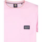 T-shirt - Katoen - Korte Mouwen - Borstzak - Regular Fit - Ronde Hals