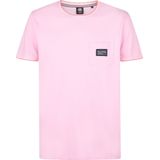 T-shirt - Katoen - Korte Mouwen - Borstzak - Regular Fit - Ronde Hals