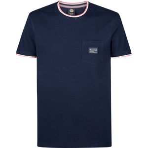 Petrol Industries - Pocket T-shirt - Zwart - Katoen - Korte Mouwen