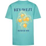 Petrol Industries - Backprint T-shirt - Groen - Korte Mouwen