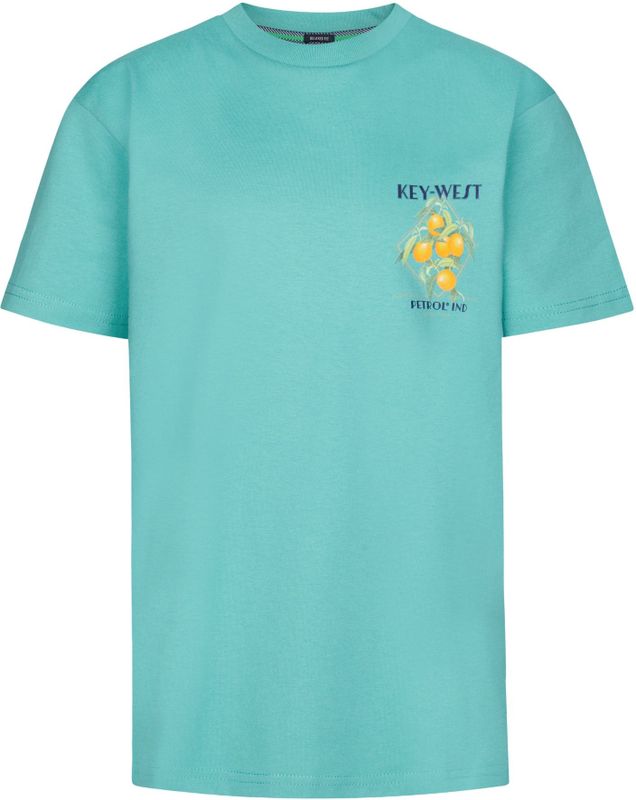 Petrol Industries - Backprint T-shirt - Groen - Korte Mouwen