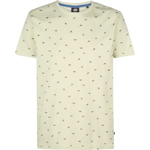Petrol Industries - All-over Print T-shirt Gulfcrest - Grijs - 100% Katoen