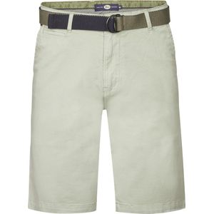 Petrol Industries - Heren Chino Short - Groen - 77% Katoen, 20% Gerecycled Katoen, 3% Elastaan