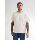 T-shirt - Effen - Katoen - Relaxed Fit - Korte Mouwen - Ronde Hals