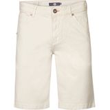 Petrol Industries - Chino Short Biscaynewalk - Wit - Chino Korte Broeken - 98% Katoen 2% Elastaan