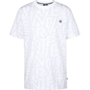 Petrol Industries - Jongens All-over Print T-shirt Hibiscusbreeze - Wit - Maat 152