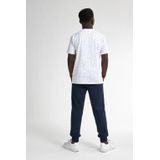 Petrol Industries - All-over Print T-shirt - Wit - 95% Katoen 5% Elastaan