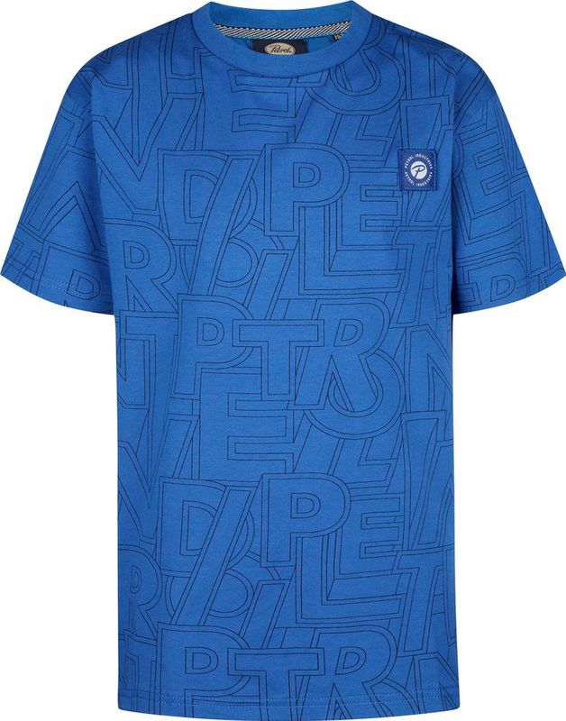 Petrol Industries - All-over Print T-shirt - Blauw