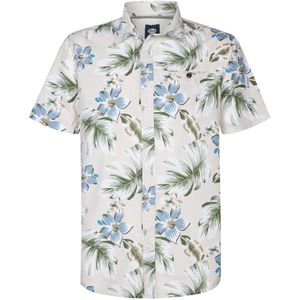 Overhemd - Tropische All-Over Print - Regular Fit - Katoen/Lyocell