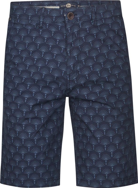 Chino Korte Broek - Allover Print - Knoopsluiting - 98% Katoen, 2% Elastaan