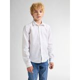 Overhemd - Effen - Klassieke Kraag - Knoopsluiting - Slim Fit - 55% Linnen, 45% Katoen