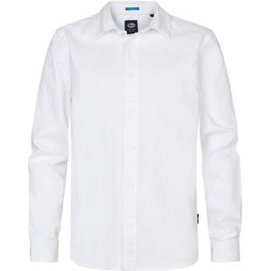 Petrol Industries - Effen Overhemd - Wit - Jongens - Slim Fit