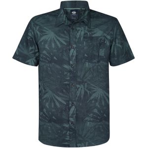 Petrol Industries - Heren Overhemd Seafoamview - Groen - 100% Viscose