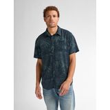 Petrol Industries - All-over Print Overhemd - Groen