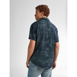 Petrol Industries - All-over Print Overhemd - Groen