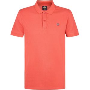 Petrol Industries regular polo koraalrood