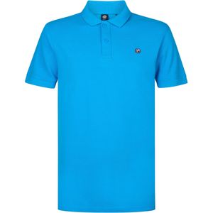 Bikinitop - Dark Aqua - Geborduurd Logo - Polokraag