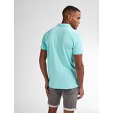 Petrol - Piqué Polo Cayside - Aqua - Katoen - Regular-fit - Effen