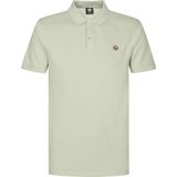 Petrol Industries - Korte Mouw Polo Shirt - Groen - Katoen