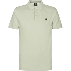 Petrol Industries - Korte Mouw Polo Shirt - Groen - Katoen