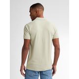 Petrol Industries - Korte Mouw Polo Shirt - Groen - Katoen