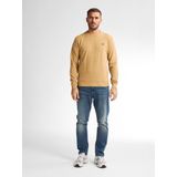 Petrol Industries - Heren Sweater - Geel - Regular Fit - Ronde Hals - Herentrui